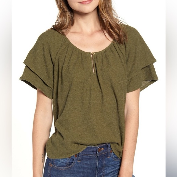 Madewell Tops - Madewell Green Women's Top